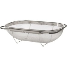 Valor Ikea Idealisk – Colander, Stainless Steel, Black – 34 x 23 cm