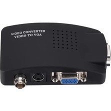 Alka Powermaster PM-983 Bnc S-Video Vga'dan Vga'ya Görüntü Dönüştürücü 1080P Destekli