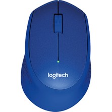Alka Logıtech 910-004910, M330 Mavi, USB Nano 2,4g Kablosuz, 1000DPI, Optik, 3 Tuşlu, 24AY Pil Ömrü, Sessiz Mouse