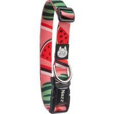 Valor Nazz Köpek Boyun Tasması Karpuz Pembe Medium 2X34 cm