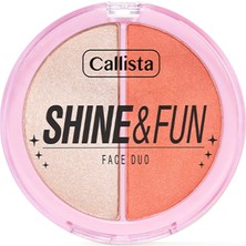 Valor Callista Shine & Fun Face Duo 120 Dream Team Allık & Aydınlatıcı Paleti