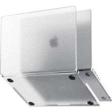 Valor Minesk Macbook Air 13,6 ile Uyumlu M4 (A3240) M3 (A3113) M2 (A2681) Polikarbonat Sert Koruyucu Çizi