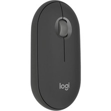 Alka Logıtech 910-007015, M350S Siyah, Pebble 2, Nano, Bluetooth, Kablosuz, 4000DPI, Optik, 3 Tuşlu, 24AY Pil Ömrü, Sessiz Mouse