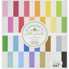 Valor Dooblebug Petite Isviçre Puantiyeli Tonkartons 12 Inç x 12 Inç 2 Rainbow
