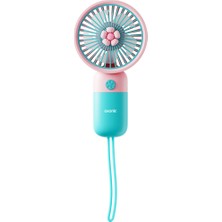 Alka Asonıc AFN24, Mavi, 1 Kademeli Hız, Elde Kullanım, Dahili 250MAH Bataryalı, Type-C Şarj Girişli, Vantilatör