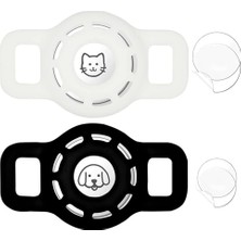 Valor Joyzzz Kedi Tasması, Silikon Su Geçirmez Ayrılabilir Emniyet Tokası Desenli Tasması, 2 Paket Tasmas