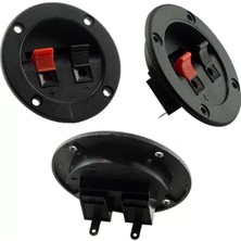 Alka Powermaster PM-17386 Ikili Yuvarlak Hoparlör Terminali (Iç Çapı: 40MM / Dış Çapı: 65MM)