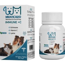 Valor Muvicado Kedi ve Köpeklerin Bağışıklık Sistemini Destekleyen Tablet Immune C Vitamin