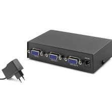Uslucan Alışveriş VGA Splitter 1 In 2 Out 200 Mhz - Siyah HDX1277