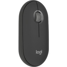 Alka Logıtech Pebble 2 M350S Kablosuz Bluetooth Sessiz Optik Mouse Siyah 910-007015