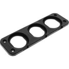 Alka Powermaster IC-246E-3 Üçlü Gömme Soket ve Ölçü Cihazları Için Montaj Yuvası (28MM Delik Çapı)