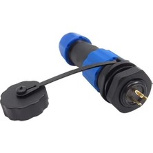 Alka SD13 Tipi Su Geçirmez 3 Pin Konnektör