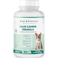 Valor Kahu Naturals Calm Canine Formula, Köpekler Için Bitki Özlü Sakinleştirici Rahatlatıcı Takviye, 60