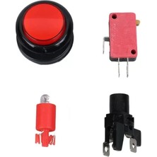 Alka Powermaster IC-180J-1 Atari Butonu 12V Ledli Kafa Çapı 24MM Delik Çapı 24MM