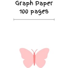 Valor Independently Published Butterfly - 100 Pages Graph Paper 8x5