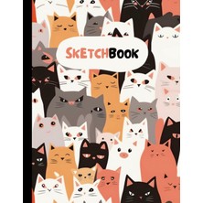 Valor Sketchbook For Kids: Various Cat Cover, Blank Pad For Drawing 8.5”x 11” (110 Pages), Sketching, Doo