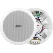 Alka Magicvoice TPI-351 6" (16 Cm) Hat Trafolu Alçıpan/asma Tavan Tipi Hoparlör (6W Rms - Mp3 USB Uyumlu) - Beyaz