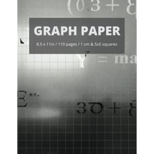 Valor Independently Published Graph Paper, Math Book, Graphic Paper, 1cm Alternating Pages To 5x5 Graph P