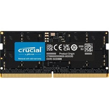 Alka Crucıal 16GB Ddr5 4800MHZ CL40 Notebook Ram CT16G48C40S5 (1.1V)