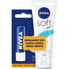 Valor Nivea Soft El ve Vücut Kremi 75 ml + Lip Essential Dudak Bakımı 4,8 gr