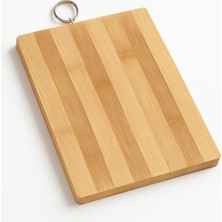 Valor Doğal Bambu Kesme Tahtası | 20X30 cm | Antibakteriyel, Dayanıklı, Çizilmez | Mutfak Için Ideal