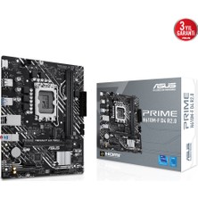 Alka Asus Prıme H610M-F D4 R2.0, 2xddr4, M.2, Hdmı, 12-13.14.nesil, LGA1700 Soket, Anakart