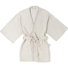Valor Deux LAPINS%100 Pamuk Müslin Çocuk Kimono CCKKMN-COG-00002Y