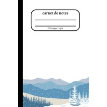 Valor Carnet De Notes: Carnet De Notes Esthétique À Larges Lignes 6x9 Pouces (Superior Christmas Winter C