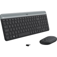 Alka Logıtech MK470 Siyah, 920-009435, Kablosuz, Türkçe Q, Klavye Mouse Set