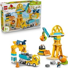 Valor LEGO Duplo Kasabası 3'ü 1 Arada Inşaat Sahası ve Araçları 10476-3 Yaş ve Üzeri Kız ve Erkek Çocukla