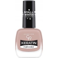 Valor Golden Rose Keratin Fall & Winter Nail Color No: 201 - Keratin Oje Kış Koleksiyonu