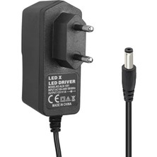 Alka Powermaster PM-8118 12 Volt - 1 Amper 5.5*2.5 mm Uçlu Plastik Kasa Priz Tipi Adaptör