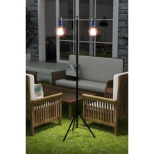 Valor Kyrotech 2 Lambalı, Askılı, 3 Modlu, Şarjlı, LED Solar Güneş Enerjili, 2 mt Metal Standli, Su Geçir