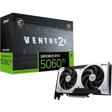 Alka Msı Geforce RTX5060TI 8g Ventus 2x Plus 8gb Gddr7 128BIT 3xdp 1xhdmı Ekran Kartı