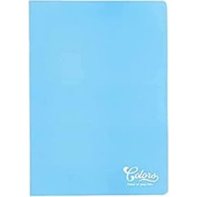 Valor Meteksan Colors A4 60 Yaprak Çizgili Defter, Pudra Mavi