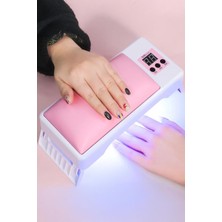 Valor Uv LED Işıklı Oje Kurutucu & El Yastığı | Dijital Ekranlı Jel Tırnak Kurutma Cihazı