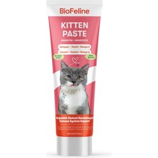 Valor Biofeline Yavru Kedi Macun 100G ve Yavru ve Anne Kediler Için Bağışıklık Sistemi Destekleyici Macun