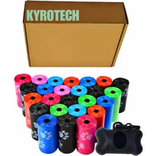 Valor Kyrotech 8 Rulo Köpek Kaka Poşeti, Taşıma Çantası Hediyeli, Kaka Poşeti Çantası, Kaka Torbası, Köpe