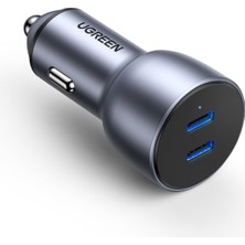 Valor Ugreen Çift Pd Type-C Çıkışlı 50W Araç Çakmaklık Şarj Cihazı