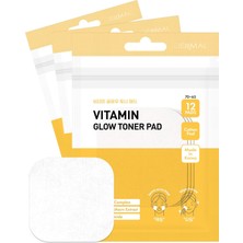 Valor Dermal Vitamin Glow Toner Pad, Canlandırıcı ve Aydınlatıcı Işıltı Etkili Tonik Pedi, 12 Adet