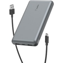 Valor Belkin USB C Taşınabilir Şarj Cihazı 20000MAH, 20K Powerbank, USB Type C Giriş Çıkış Portu ve 2 USB