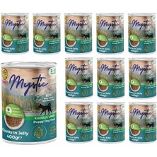 Valor Mystic Yavru Köpek Kuzulu ve Jöleli Konserve Mama 400 gr x 12 Adet