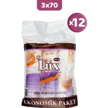 Valor Lux Disk Makyaj Pamuğu 3X70'LI (Eko Paket) x 12