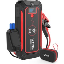 Valor Utrai Jstar 4 24000 Mah 2500A Jump Starter Taşınabilir Akü Takviye Cihazı (Kablosuz Şarj + Pusula +