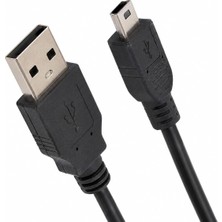 Valor Primex PX-5P05 0.5 Metre 5 Pin USB Kablo, 50CM Mini USB Kablo, USB Am/mini 5pin Kablo