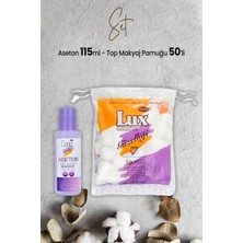 Valor Lux Aseton 115 ml ve Top Makyaj Pamuğu 50'li