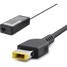 Uslucan Alışveriş 20V 4.5A 90W Laptop Adaptörü - USB Tip Sarı Kare Uç - Ibm Uyumlu - Siyah HD784