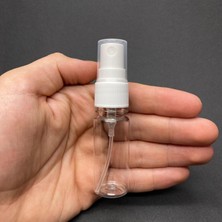 Valor 15 cc Sert Plastik Şişe - Beyaz Spreyli Pet Şişesi - 15 ml Plastik Şişe x 10 Adet