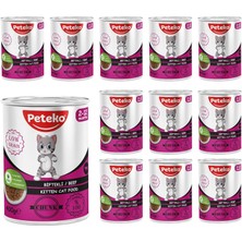Valor Yavru Kedi Biftekli ve Jöleli Konserve Mama 400 gr x 12 Adet