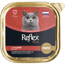 Valor Reflex Plus Pate Kuzu Etli Yetişkin Kedi Maması 85 gr